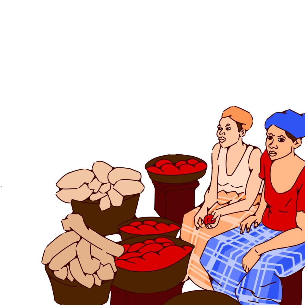 Igbo, Market Scene in Onitsha